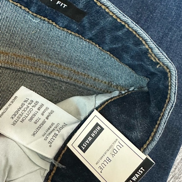 JUDY BLUE High Waist Skinny Fit  Jeans -size 7/28 - Picture 11 of 13